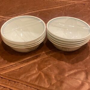Set of 10 CORELLE soup/salad bowls